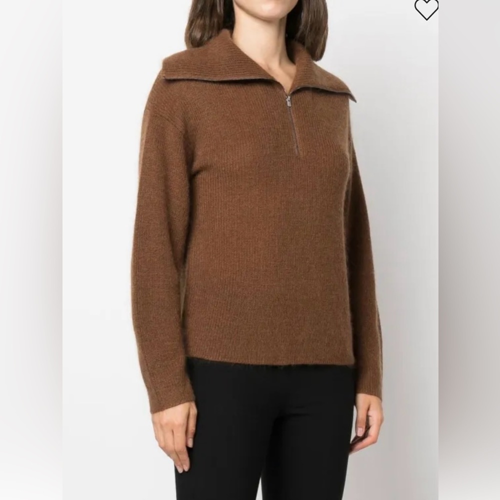 Vince Brown Cowl Neck Sweater
